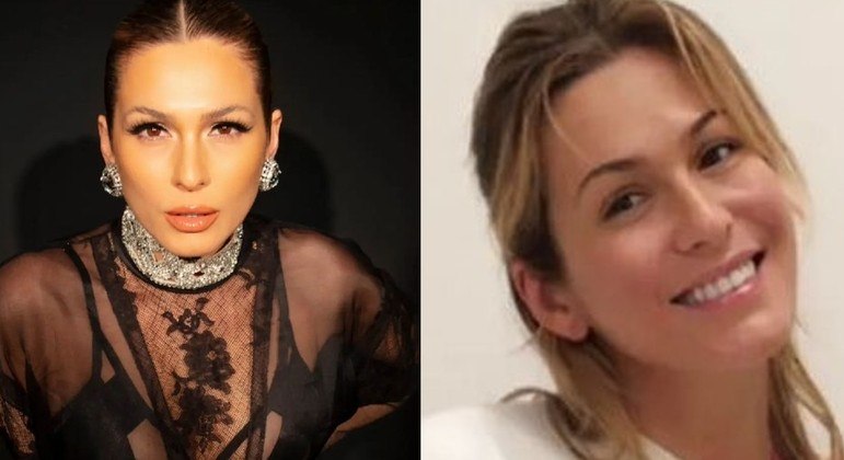 Lívia Andrade com e sem maquiagem