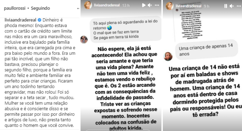 Lívia Andrade volta atacar Pétala: 'Amante não tem uma vida feliz'

