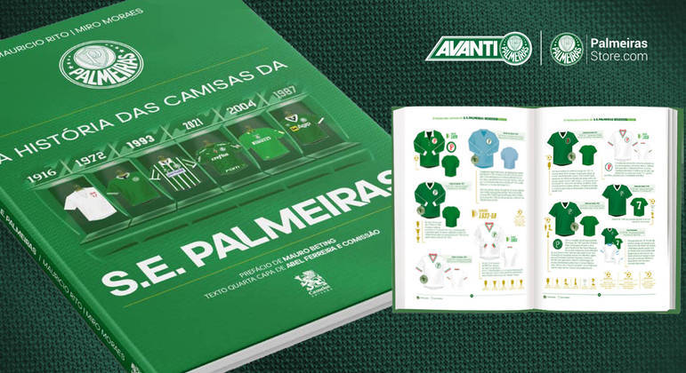 Livro de ilustrações do Palmeiras