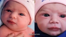 Marido de Thaeme compara filhas e fãs reagem: 'Parecem gêmeas'