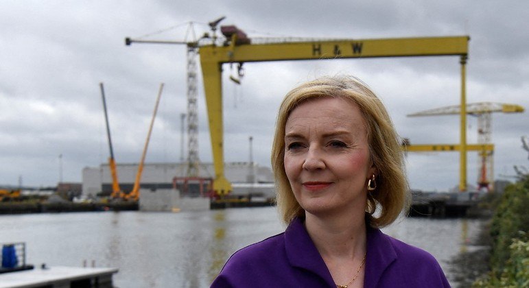 A ministra britânica das Relações Exteriores, Liz Truss