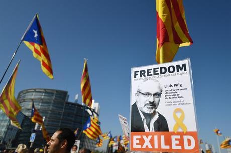 Prisão de líderes detonou protestos na Catalunha