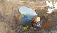 Brumadinho: Bombeiros encontram locomotiva levada por rejeito 