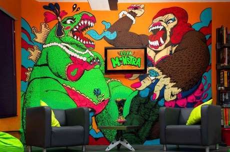 Interior da Loja Monstra, em Pinheiros, em São Paulo (Reprodução/Loja Monstra )