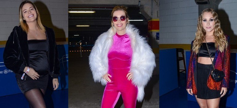 Além do preto, o brilho foi o componente que apareceu com mais frequência no look escolhido pelas famosas para curtir o show de Harry Styles, que aconteceu na noite desta terça-feira (13), no Allianz Parque, em São Paulo. A seguir, veja fotos