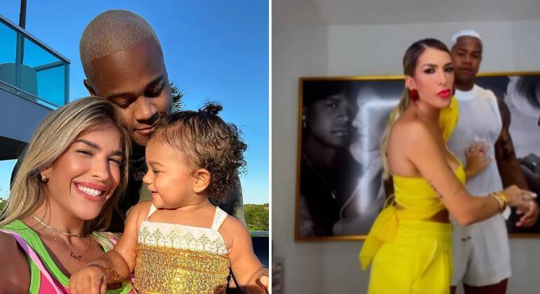 Lore Improta e Leo Santana são pais de Liz, de 1 ano
