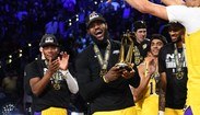 Los Angeles Lakers é campeão da Copa NBA,e Lebron James é eleito MVP (D. Bernstein/NBAE via Getty Images/AFP - 10/12/2023)