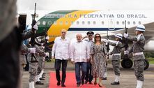 Lula chega à Colômbia para participar de reunião sobre a Amazônia