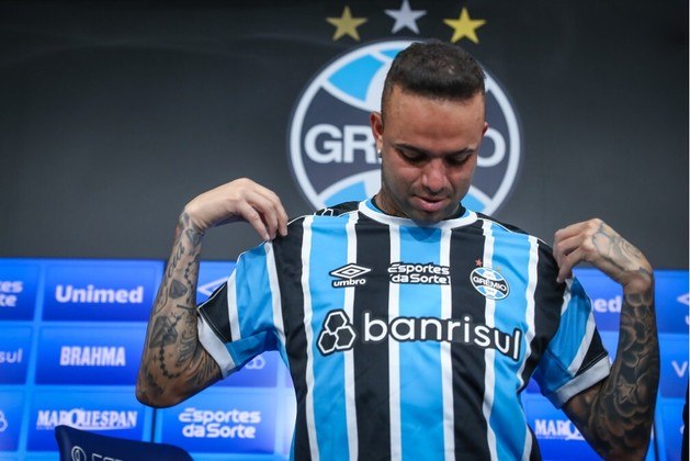 Luan foi apresentado como reforço do Grêmio nesta semana e terá direito a salário de apenas R$ 50 mil por mês fixos