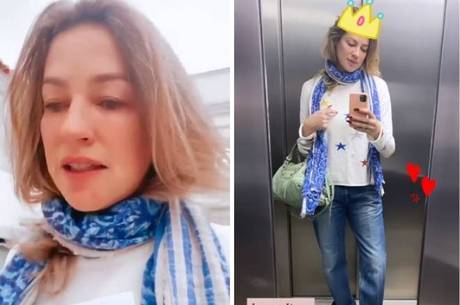 Luana Piovani usou as roupas do novo affair