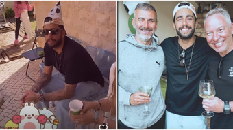 Em meio à briga na Justiça, Piovani e Scooby selam paz e comemoram aniversário de filho juntos 