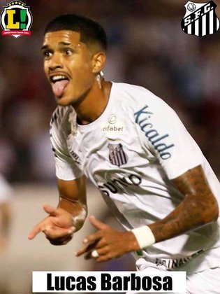 Lucas Barbosa - 6,5 - Mais uma boa partida do Menino da Vila, mas poderia ter sido menos fominha. 