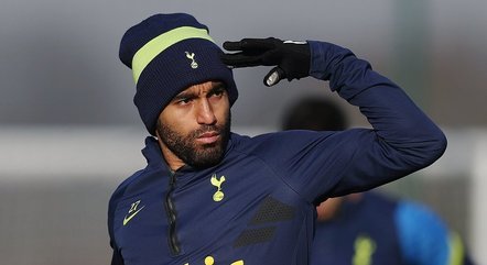 Lucas Moura enquanto jogador do Tottenham