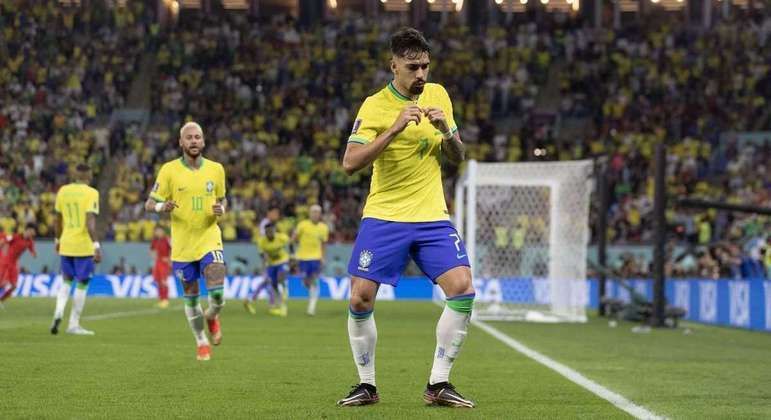 A felicidade do meia do West Ham. Pelo talento dos companheiros de Seleção Brasileira