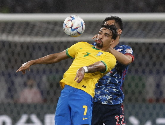 Lucas Paquetá, Brasil x Japão, amistoso 2022,