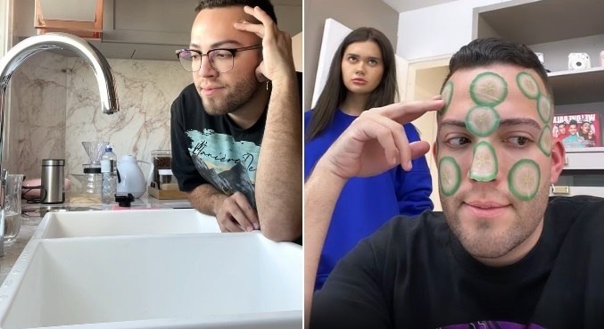 Lucas Rangel quebrou torneira de luxo no apartamento de Franciny Ehlke
