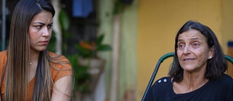 Lucélia com a mãe biológica, Joana (Reprodução)