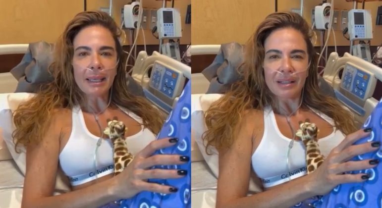 Luciana Gimenez aparece em hospital após acidente