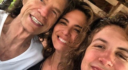 Mick Jagger, Luciana Gimenez e Lucas