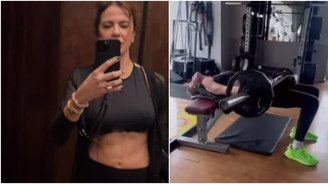 Luciana Gimenez exibe barriga definida após treino pesado (Reprodução/Instagram/@lucianagimenez)