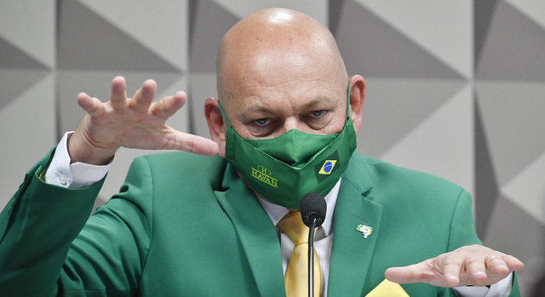 O empresário Luciano Hang, que receberá indenização por danos morais de Gleisi Hoffmann
