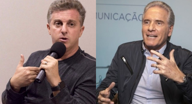 Luciano Huck e Roberto Justus