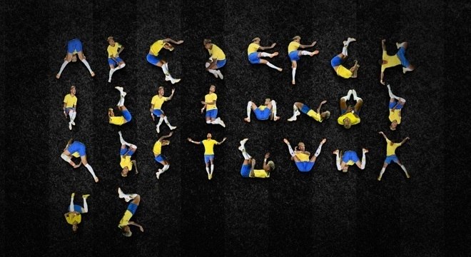 Luciano Jacob criou o 'Ney Type': o alfabeto do menino Neymar