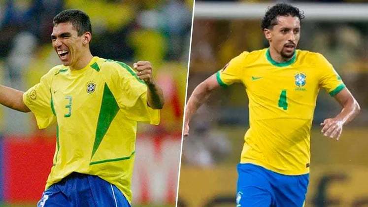 Lúcio (Brasil 2002) x Marquinhos (Brasil 2022)