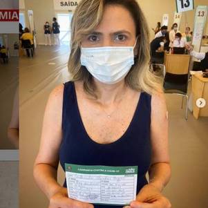 Ludhmila tomou a CoronaVac
