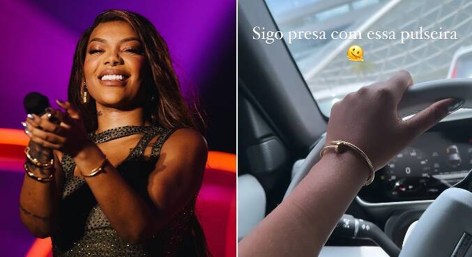 Ludmilla tentou várias técnicas para retirar a pulseira
