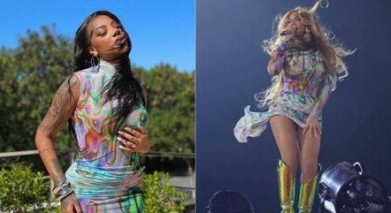 Ludmilla usa mesmo vestido de Beyoncé