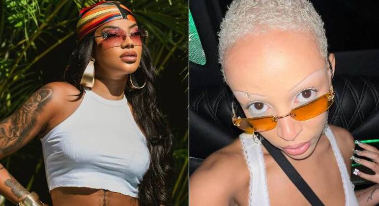 Ludmilla (30,1 milhões de seguidores) e Doja Cat (24,4 milhões de seguidores)A cantora Doja é uma verdadeira máquina de hits e quase sempre está nos noticiários por seu jeito polêmico. Ela conta com mais de 24 milhões de seguidores na web. A brasileira Ludmilla também sabe muito bem como emplacar um sucesso e já conquistou mais de 30 milhões de seguidores