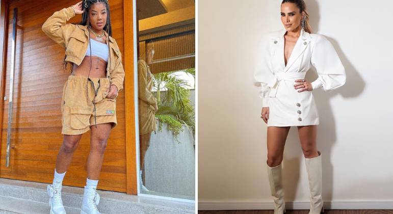 Ideais para quem quer fugir das cores escuras e apostar em looks mais ousados, as botas brancas e off-white (quase brancas, em inglês) estão em alta neste inverno. Ludmilla e Wanessa Camargo estão entre as famosas que apostaram em modelos diferentes do calçado para compor looks com propostas também distintas. A seguir, veja outras celebridades que apostaram neste item vindo os anos 1960 e que virou hit de novo 