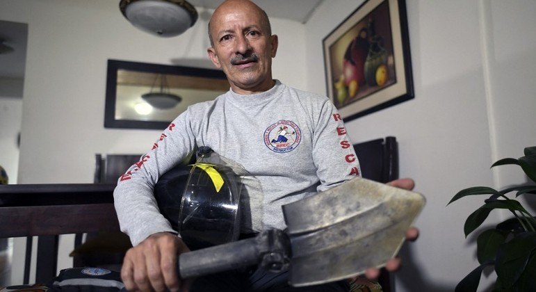 O colombiano Luis Eduardo Marulanda, de 57 anos, relembra como foi trabalhar nos escombros do WTC
