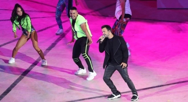 Sow de Fonsi animou o pÃºblico presente no EstÃ¡dio Nacional de Lima