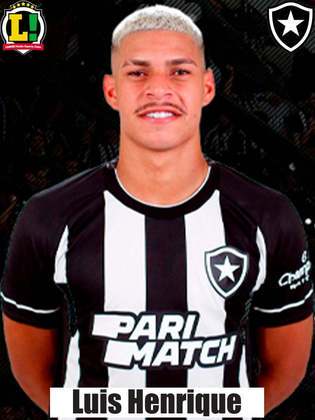 LUÍS HENRIQUE - 5,5 - Até tentou ser insinuante e teve boas chances no primeiro tempo, mas depois sumiu. Ainda está devendo muito, pela maneira com que chegou ao Botafogo. 