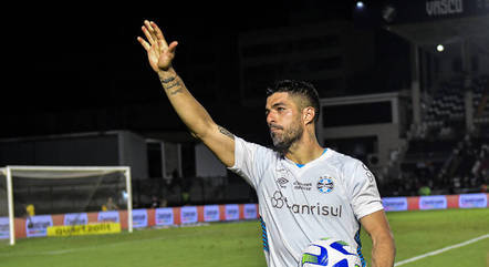 Suárez comemora após vitória sobre o Botafogo
