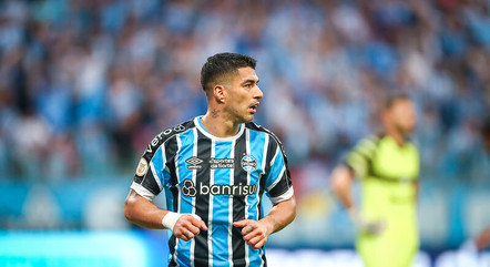 Suárez em partida pelo Grêmio