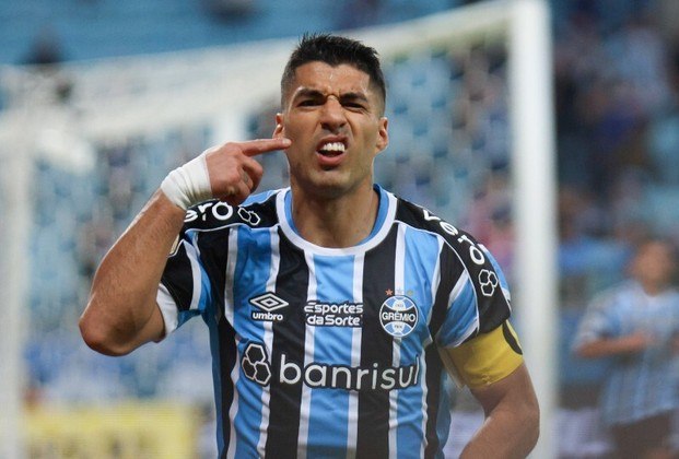 Luis Suárez (Grêmio)Gols: 17Um dos maiores centroavantes da história do futebol, o 