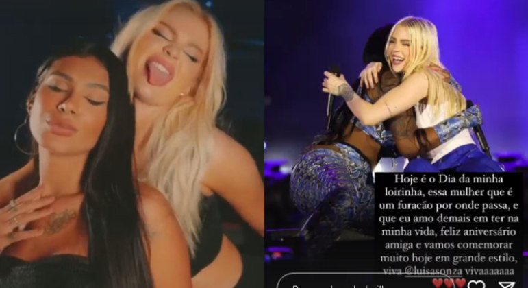 Pocah e Ludmilla se declaram para Luísa Sonza
