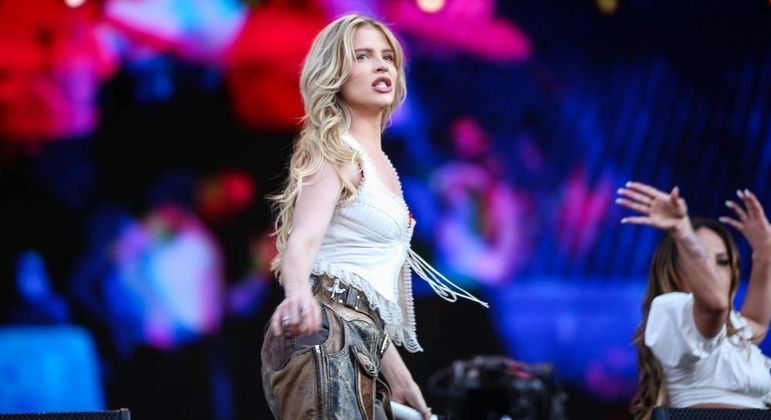 Luísa em show recente em São Paulo