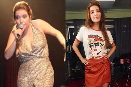 Luiza Possi: antes e depois de perder 20 quilos