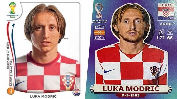 Luka Modric (meia – Croácia). Primeira aparição: 2014