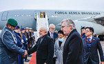 O presidente Luiz Inácio Lula da Silva chegou à Alemanha neste domingo (3), por volta das 10h (horário de Brasília)
