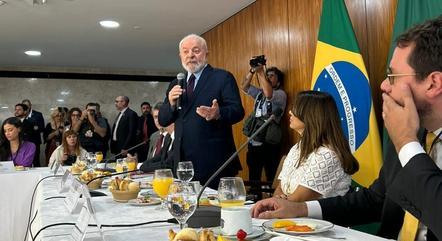 Presidente se reuniu com jornalistas no Planalto