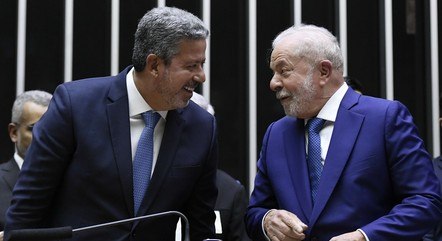 Lula e Arthur Lira na cerimônia de posse presidencial