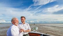 Presidente francês, Macron chega ao Brasil e conhece Amazônia a bordo de barco 