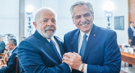 Lula e o presidente da Argentina, Alberto Fernández