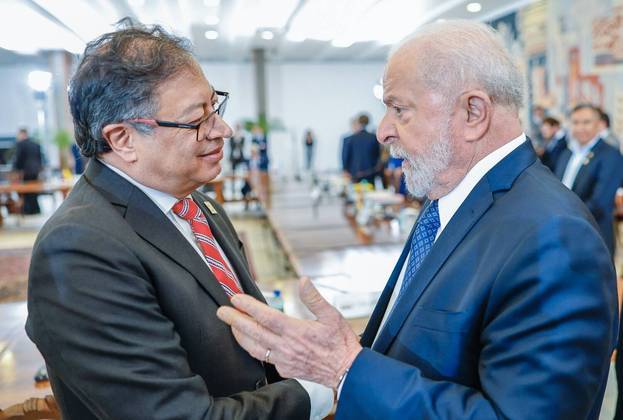 Lula e o presidente da Colômbia, Gustavo Petro