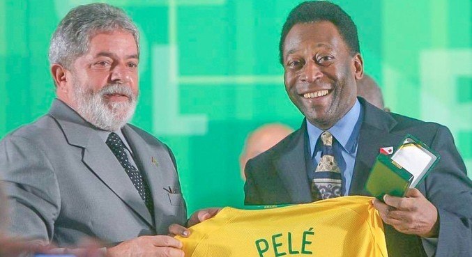 Lula prestou homenagens a Pelé nos últimos dias